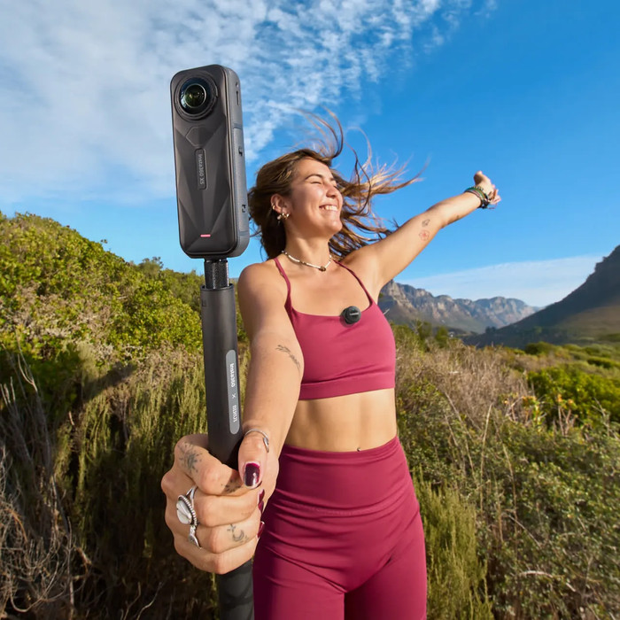 Insta360 Mic Air Sender produkt in gebrauch