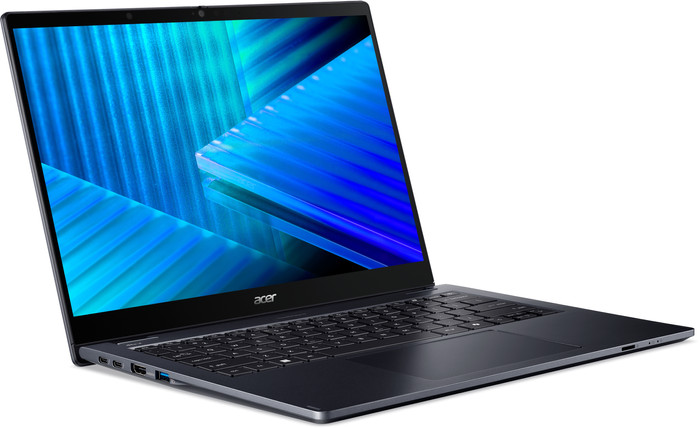 Acer TravelMate P4 Spin 14 TMP414RN-55-TCO-59VM QWERTY linke seite