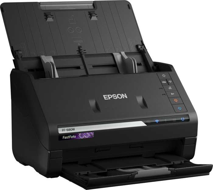 Epson FastFoto FF-680W Scanner linke seite