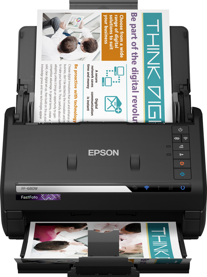 Epson FastFoto FF-680W Scanner vorne