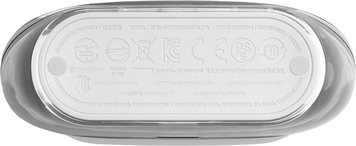 JBL Soundgear Clips Weiß unten