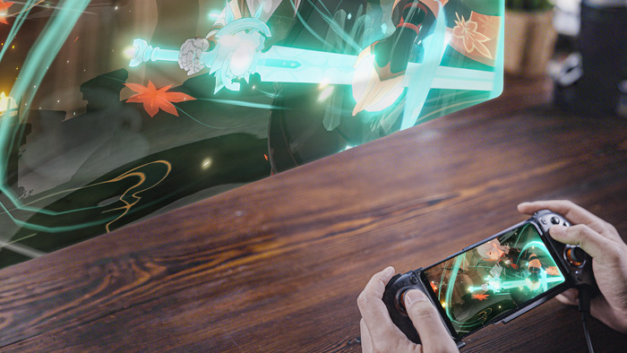 VITURE x 8BitDo Ultimate Mobile Gaming Controller (USB-C) produkt in gebrauch