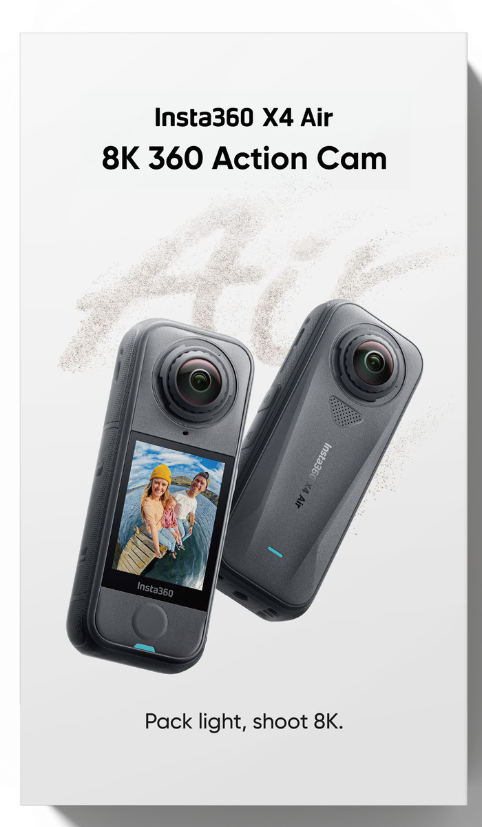 Insta360 X4 Air Starterset Schwarz verpackung