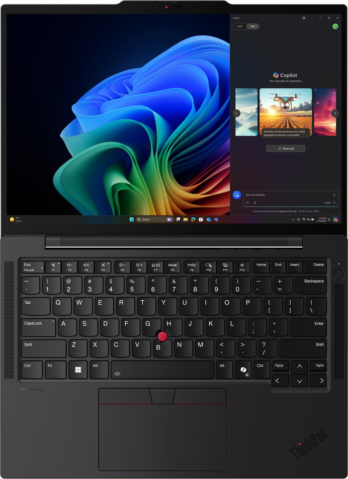 Lenovo ThinkPad T14s Gen 6 (Intel) - 21QX00GUMH QWERTY top