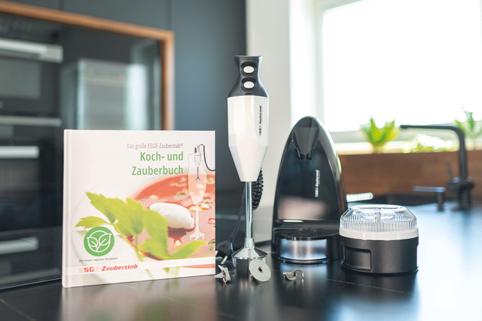 ESGE Stabmixer Petticoat Edition produkt in gebrauch