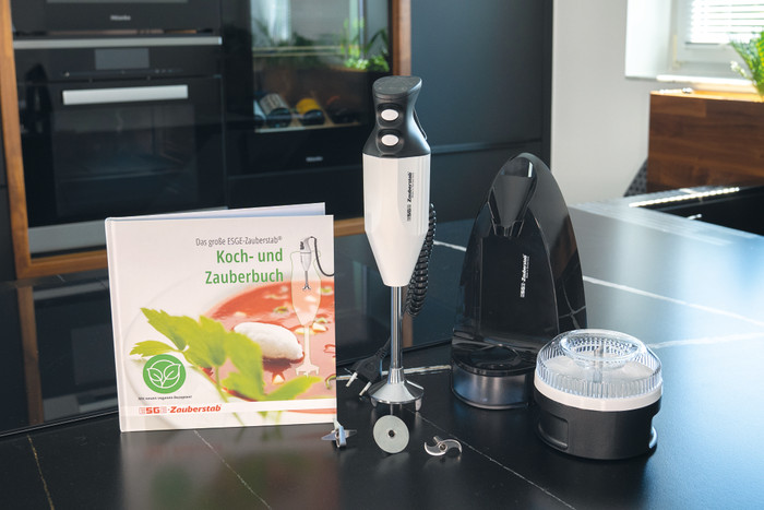 ESGE Stabmixer Petticoat Edition produkt in gebrauch
