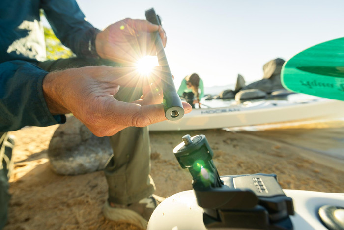 GoPro Locking 1/4-20 Mounting Buckle product in use