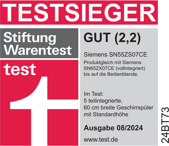 Siemens SN55ZS07CE detail