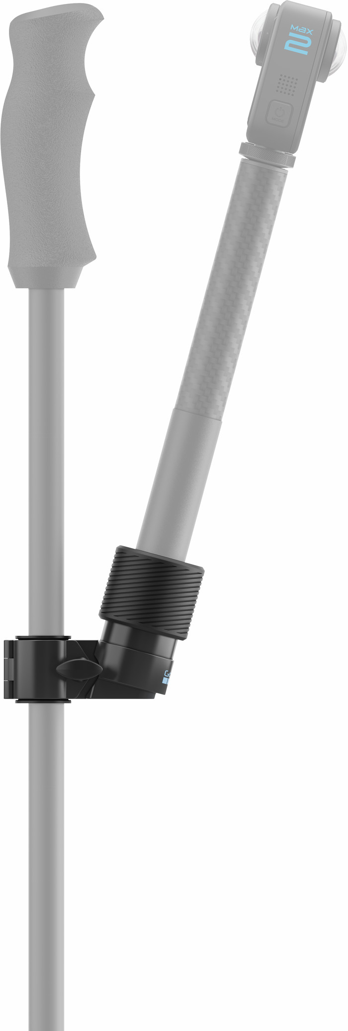 GoPro Ski Pole Mount produkt in gebrauch