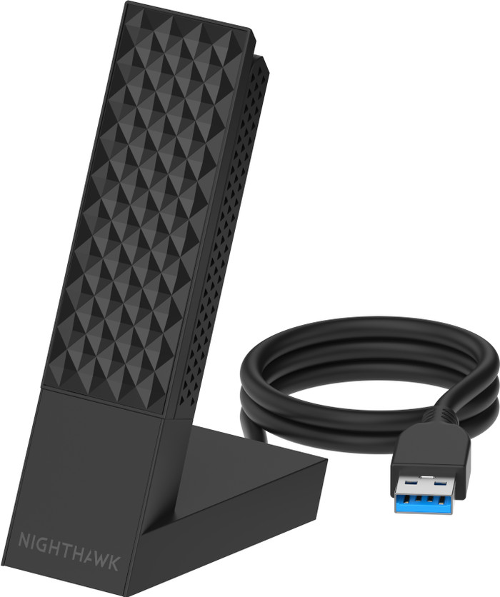Netgear Nighthawk A9000 - BE6500 Wi-Fi 7 Triband USB-Adapter vorne