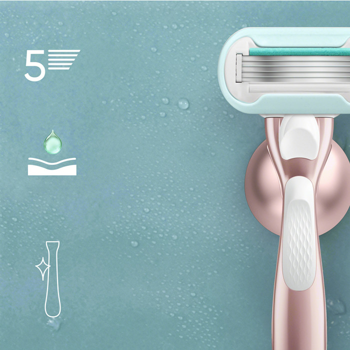 Gillette Venus Deluxe Smooth Sensitive Replacement Blades (10 units) visual supplier