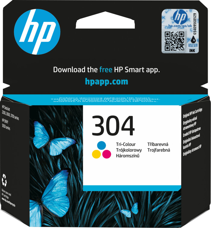 HP 304 Cartridge Tri-color Pack (N9K05AE) Main Image
