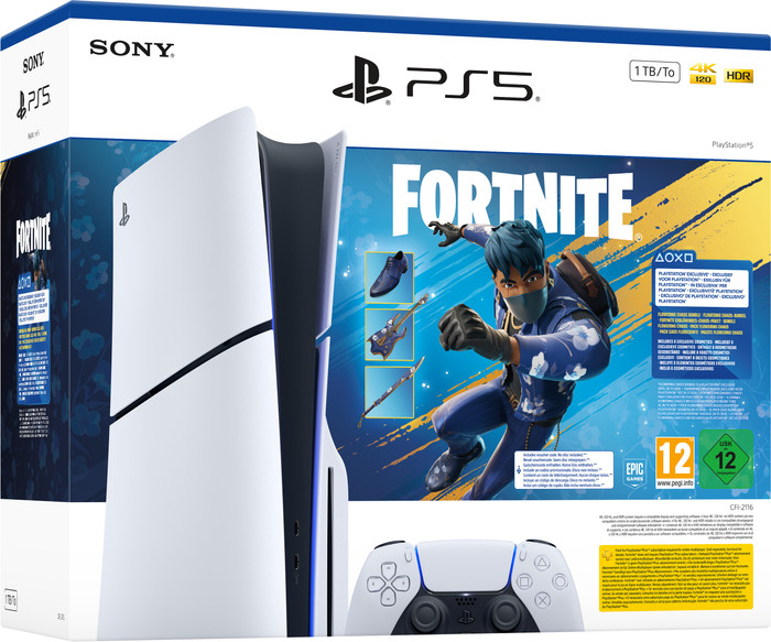 PlayStation 5 Slim Disc Edition - Fortnite Flowering Chaos Bundle Main Image