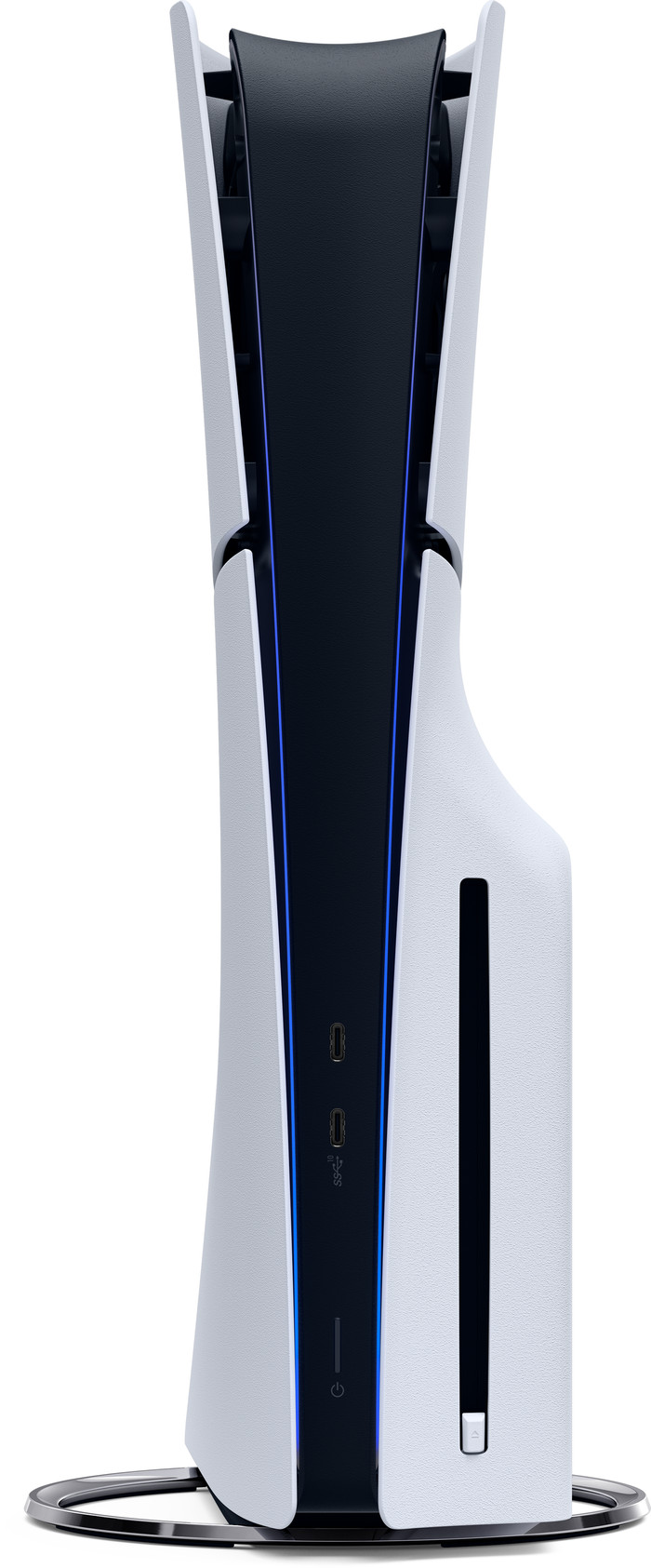 PS5 Slim mit Laufwerk Fortnite Set + Cover Schwarz + Zusätzlicher Controller Weiß + Ladestation vorne