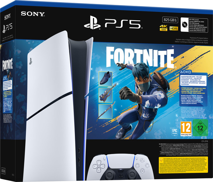 PlayStation 5 Slim Digital Edition - Fortnite Flowering Chaos Bundle Main Image