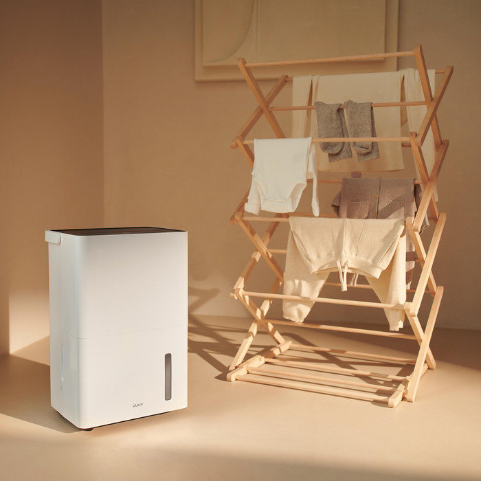 Duux Bora Smart 30L DXDH30 Weiß produkt in gebrauch