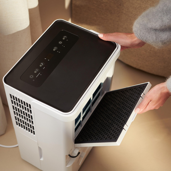 Duux Bora Smart 30L DXDH30 Weiß produkt in gebrauch