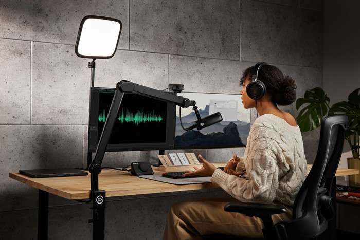 Elgato Wave Mic Arm MK.2 produkt in gebrauch