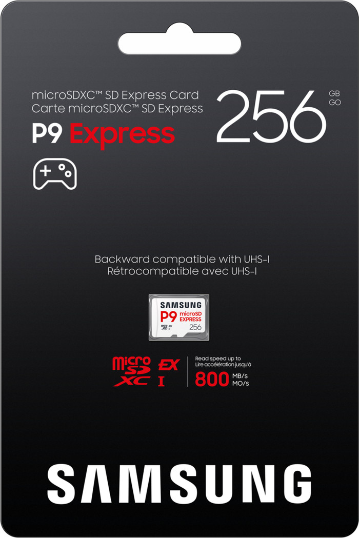 Samsung microSD Express P9 Express 256GB 310MB/s packaging