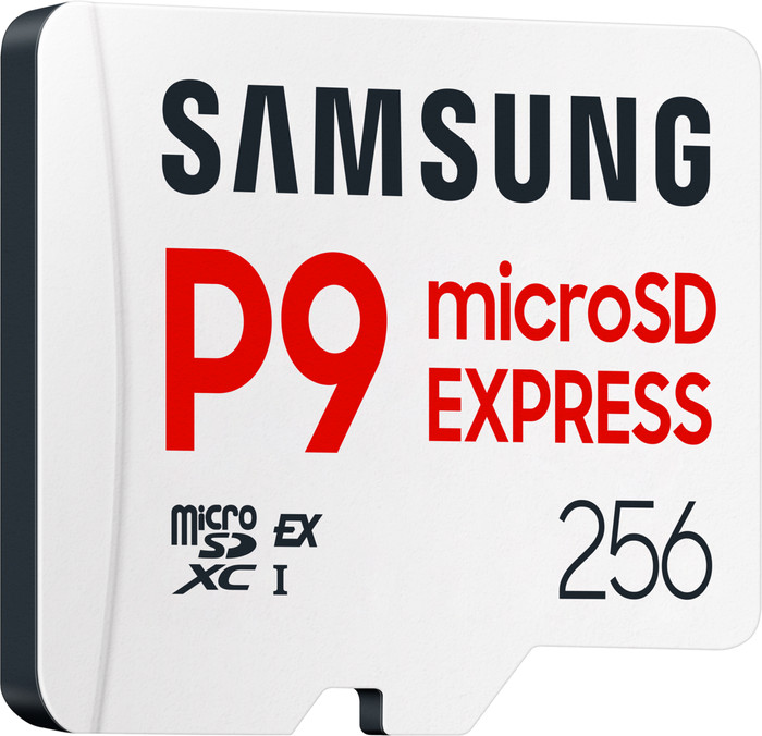 Samsung microSD Express P9 Express 256GB 310MB/s left side