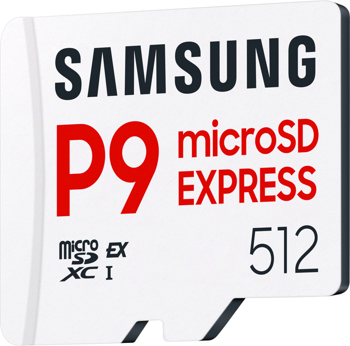 Samsung MicroSD Express P9 Express 512GB 310MB/s right side