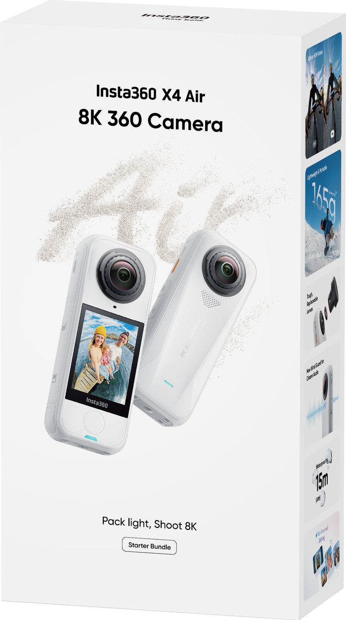 Insta360 X4 Air Starterset Weiß verpackung