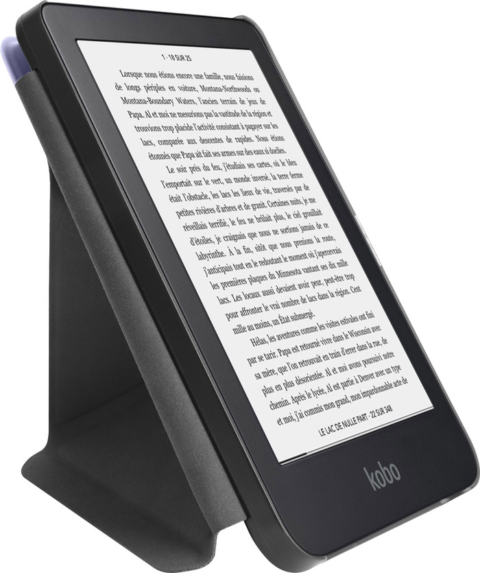 BlueBuilt Kobo Clara BW/Colour Book Case Lilac detail