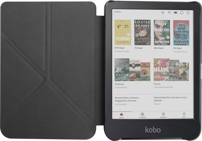 BlueBuilt Kobo Clara BW/Colour Book Case Lilac front