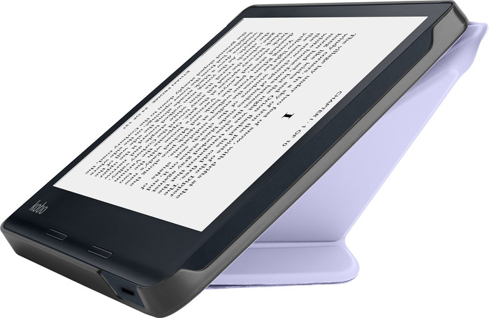 BlueBuilt Kobo Libra Colour Book Case Lilac detail