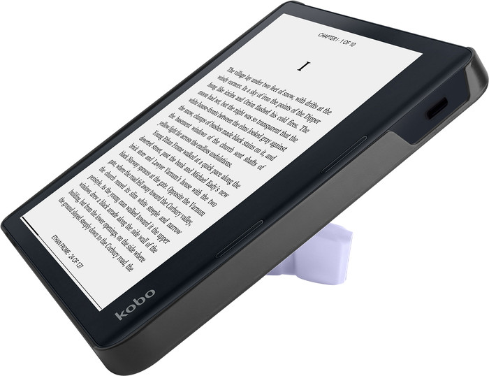BlueBuilt Kobo Libra Colour Book Case Lilac detail