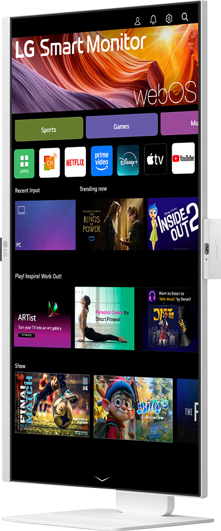 LG UltraFine 32U850SA-W front
