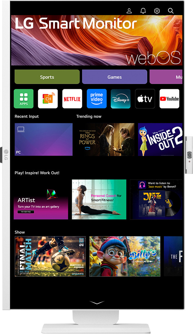 LG UltraFine 32U850SA-W front