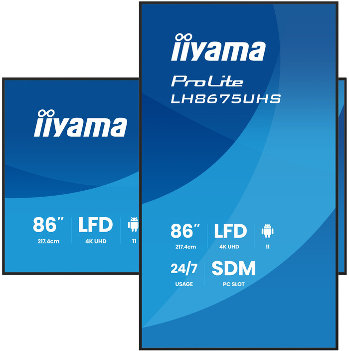 iiyama ProLite LH8675UHS-B2AG vorne