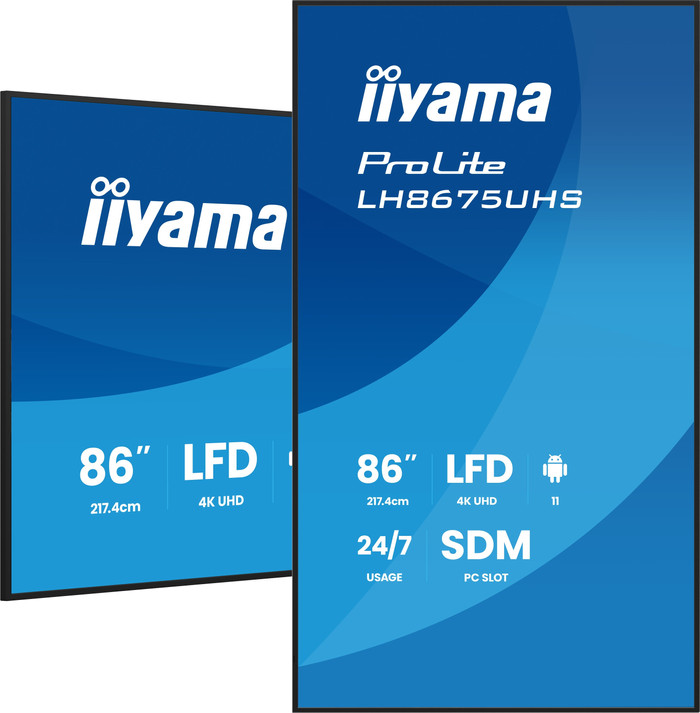 iiyama ProLite LH8675UHS-B2AG vorne