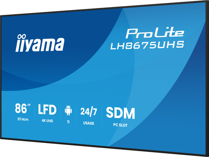 iiyama ProLite LH8675UHS-B2AG vorne