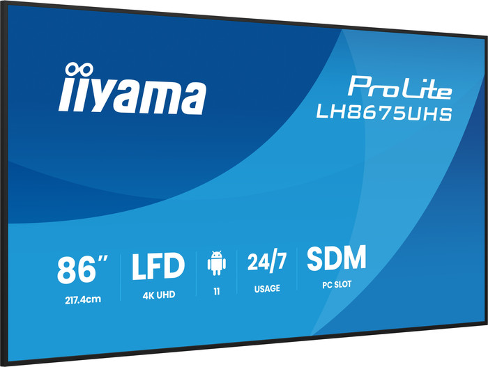 iiyama ProLite LH8675UHS-B2AG vorne
