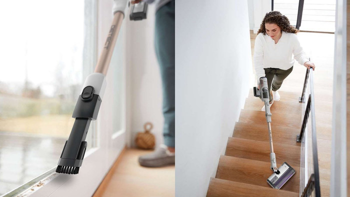 Shark Detect Clean & Empty IW3612EU product in use