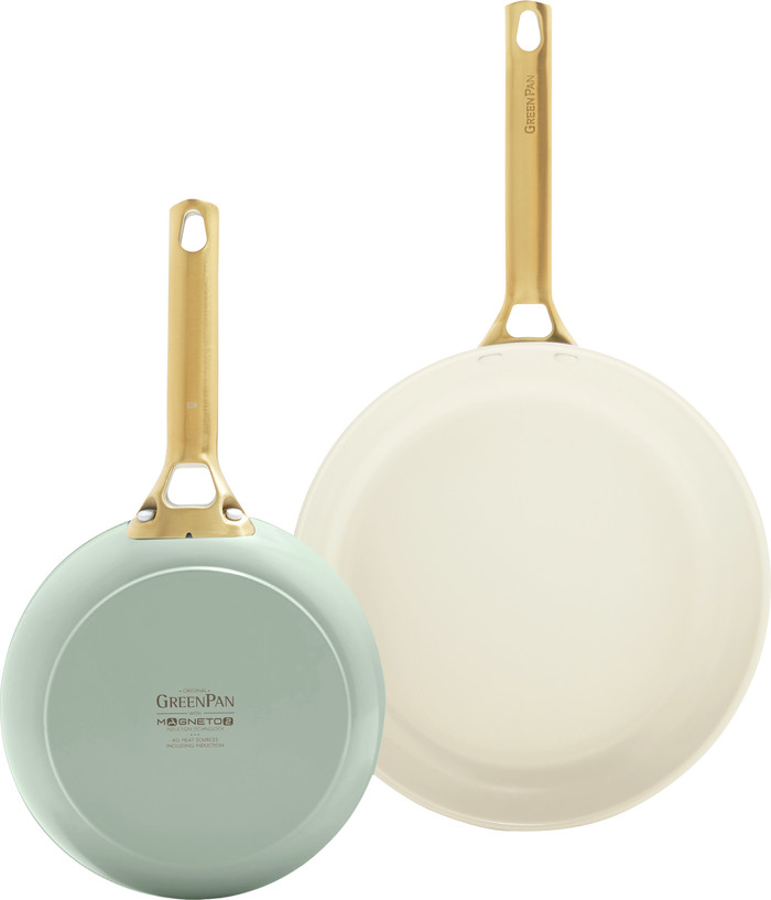 GreenPan Padova Reserve 20cm + 26cm Frying Pan Set Pastel Green Main Image