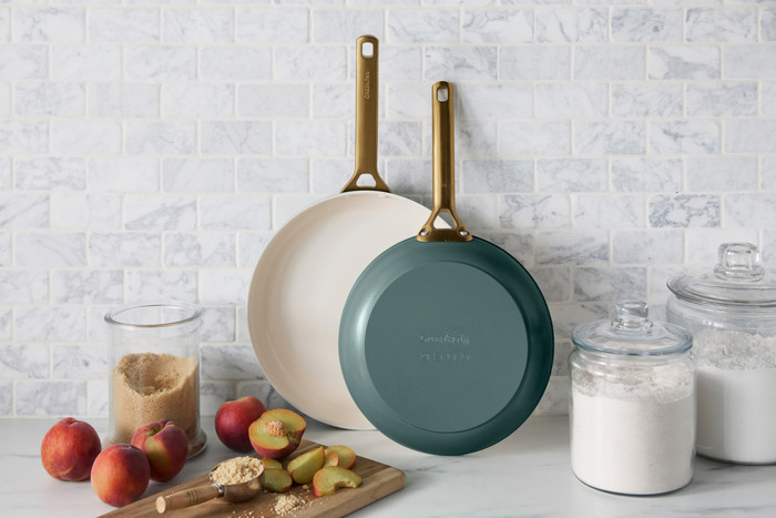 GreenPan Padova Reserve 20cm + 26cm Frying Pan Set Pine Green visual supplier