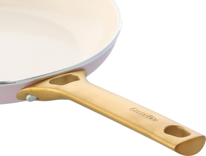 GreenPan Padova Reserve 20cm + 26cm Frying Pan Set Blush Pink detail