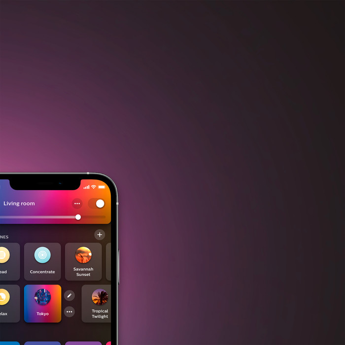 Philips Hue Devote Ceiling Lamp - White and Color - Round - White - Medium visual supplier