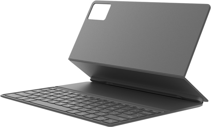 Lenovo Idea Tab Plus Keyboard Cover AZERTY Gray left side