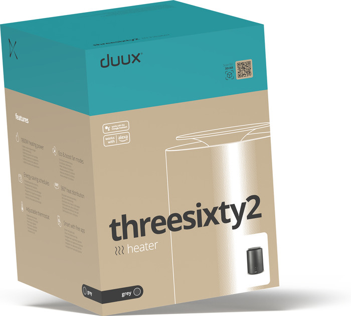 Duux Threesixty 2 Smart Heater Weiß verpackung