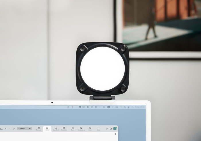 Elgato Key Light Neo Black product in use