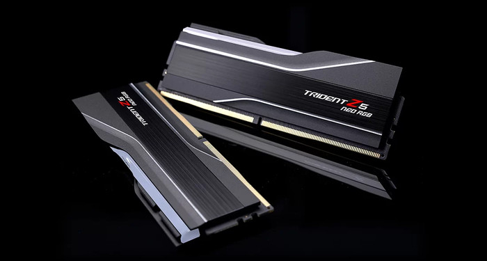 G.Skill Trident Z5 Neo RGB 32GB (2 x 16GB) DDR5 DIMM 6.000 MT/s CL30 EXPO produkt in gebrauch