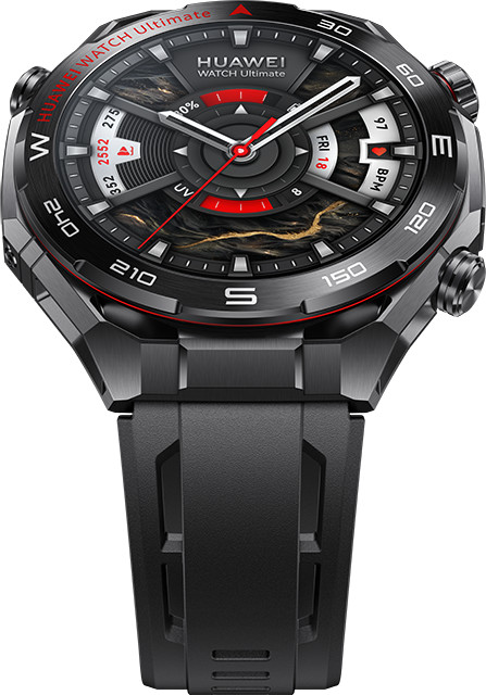 Huawei Watch Ultimate 2 Schwarz 48 mm oberseite
