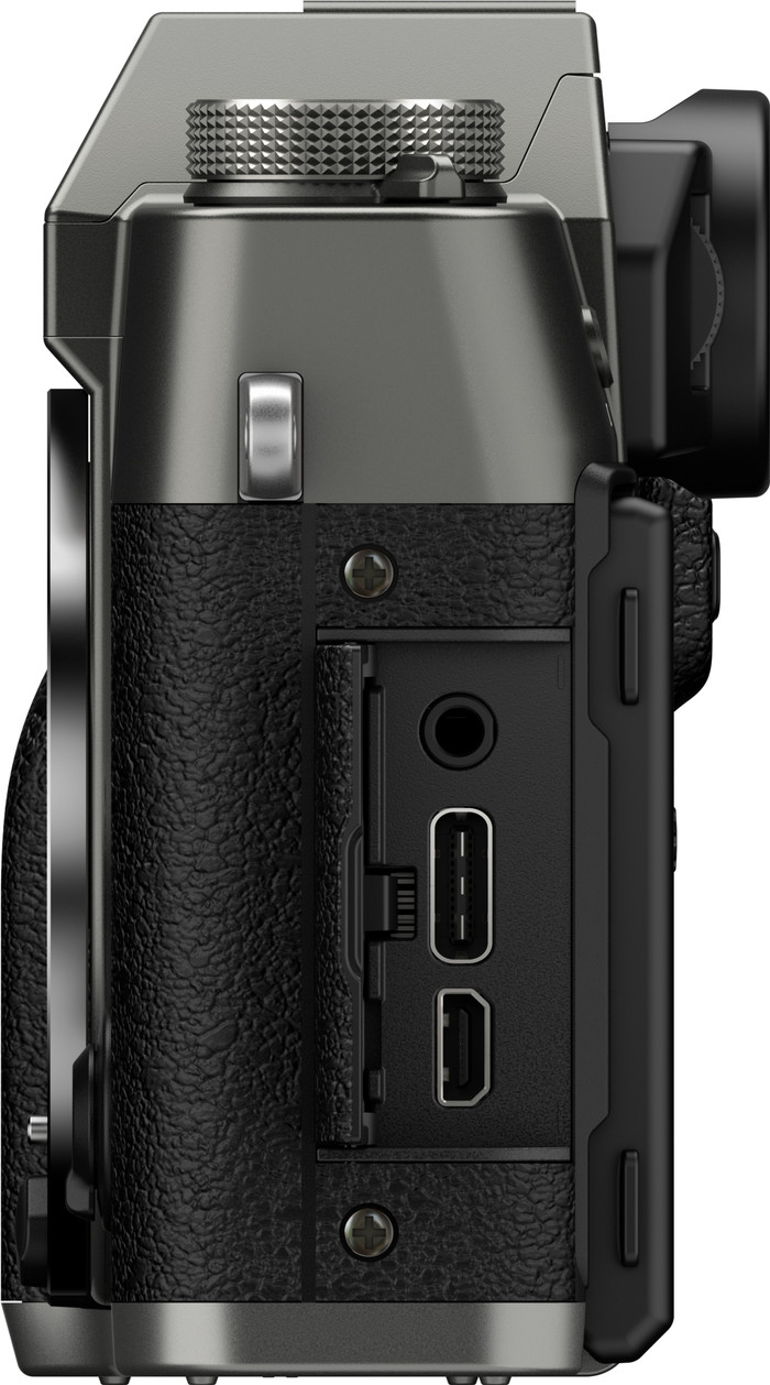 Fujifilm X-T30 III Charcoal Silber linke seite