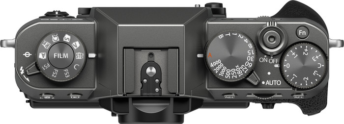 Fujifilm X-T30 III Charcoal Silver + 13-33mm f/3.5-6.3 top