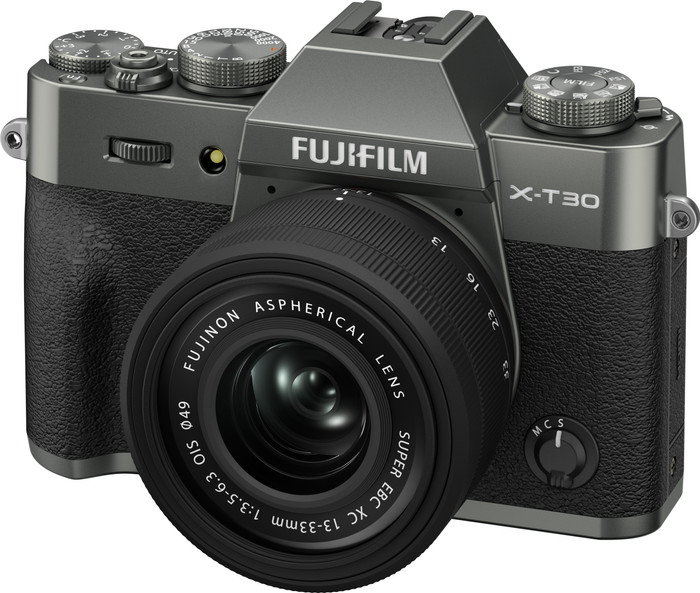 Fujifilm X-T30 III Charcoal Silver + 13-33mm f/3.5-6.3 right side