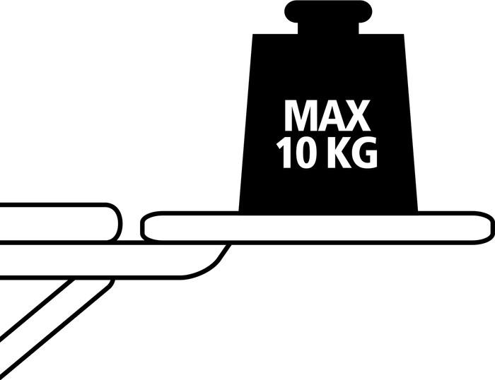 Brabantia Ironing Board C 124x45cm Denim Black Steam Unit Holder visual supplier